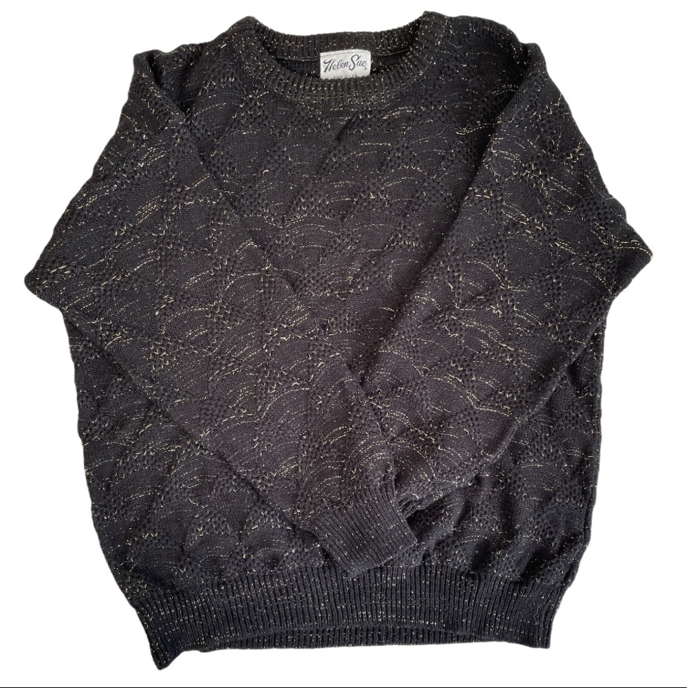 Helen Sue Sparkly Glitter 90s Vintage Knit Sweater